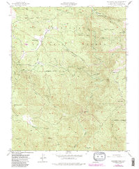 Buckhorn Peak 1947 topographic map preview