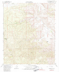 Bucksnort Mtn 1960 topographic map thumbnail