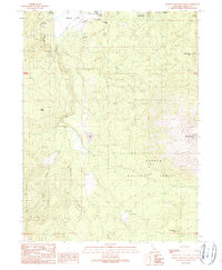 Burney Mountain West 1990 topographic map thumbnail