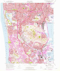San Francisco South 1956 topographic map thumbnail