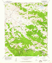 San Geronimo 1954 topographic map thumbnail