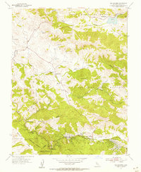 San Geronimo 1954 topographic map thumbnail