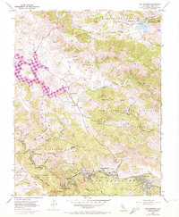 San Geronimo 1954 topographic map thumbnail