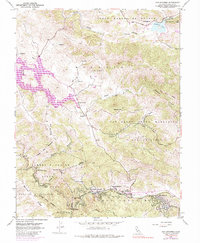 San Geronimo 1954 topographic map thumbnail