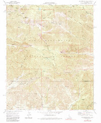 San Gorgonio Mtn 1970 topographic map thumbnail