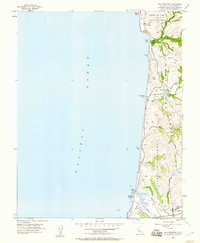 San Gregorio 1955 topographic map thumbnail