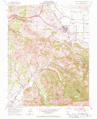San Juan Bautista 1955 topographic map preview