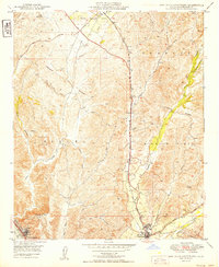 San Juan Capistrano 1949 topographic map preview