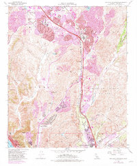 San Juan Capistrano 1968 topographic map preview