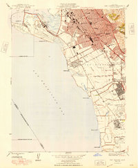 San Leandro 1948 topographic map thumbnail