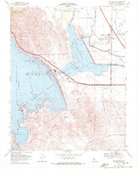 San Luis Dam 1969 topographic map thumbnail