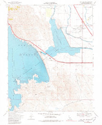 San Luis Dam 1969 topographic map thumbnail