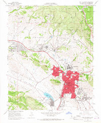 San Luis Obispo 1965 topographic map thumbnail
