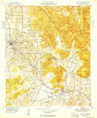 San Marcos 1949 topographic map thumbnail