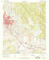 San Marcos 1968 topographic map thumbnail