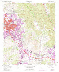 San Marcos 1968 topographic map thumbnail