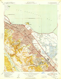 San Mateo 1949 topographic map thumbnail