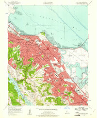 San Mateo 1956 topographic map thumbnail