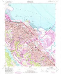 San Mateo 1956 topographic map thumbnail