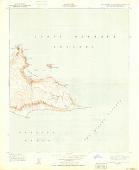 San Miguel Island East 1950 topographic map thumbnail