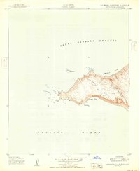 San Miguel Island West 1950 topographic map preview