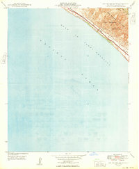 San Onofre Bluff 1949 topographic map thumbnail