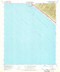 San Onofre Bluff 1968 topographic map thumbnail