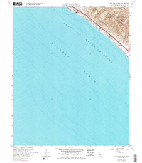 San Onofre Bluff 1968 topographic map thumbnail