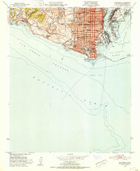 San Pedro 1951 topographic map thumbnail