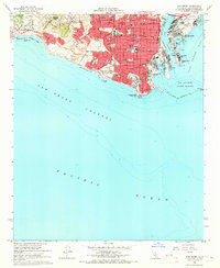 San Pedro 1964 topographic map thumbnail