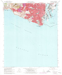 San Pedro 1964 topographic map thumbnail