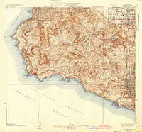 San Pedro Hill topographic map thumbnail