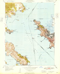 San Quentin 1948 topographic map thumbnail