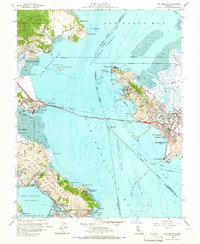 San Quentin 1959 topographic map thumbnail