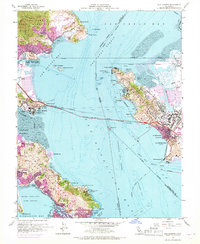 San Quentin 1959 topographic map thumbnail