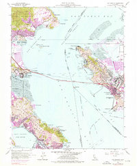 San Quentin 1959 topographic map thumbnail