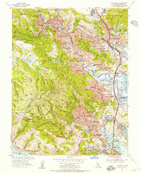 San Rafael 1954 topographic map thumbnail