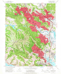 San Rafael 1954 topographic map thumbnail