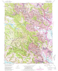 San Rafael 1954 topographic map thumbnail