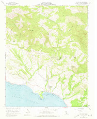 San Simeon 1958 topographic map thumbnail