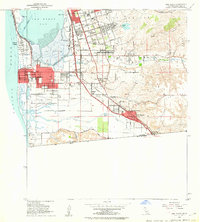 San Ysidro 1953 topographic map thumbnail