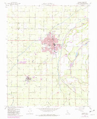 Sanger 1965 topographic map preview