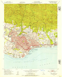 Santa Barbara 1952 topographic map thumbnail