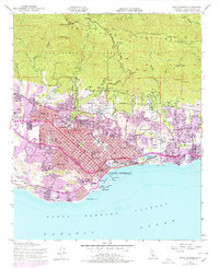 Santa Barbara 1952 topographic map thumbnail