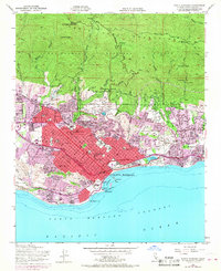 Santa Barbara 1952 topographic map thumbnail