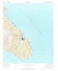 Santa Catalina East 1943 topographic map thumbnail