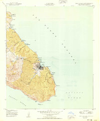 Santa Catalina East 1950 topographic map thumbnail