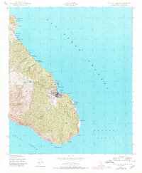 Santa Catalina East 1943 topographic map thumbnail