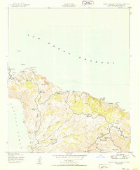 Santa Catalina North 1950 topographic map thumbnail