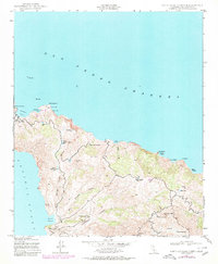 Santa Catalina North 1943 topographic map thumbnail
